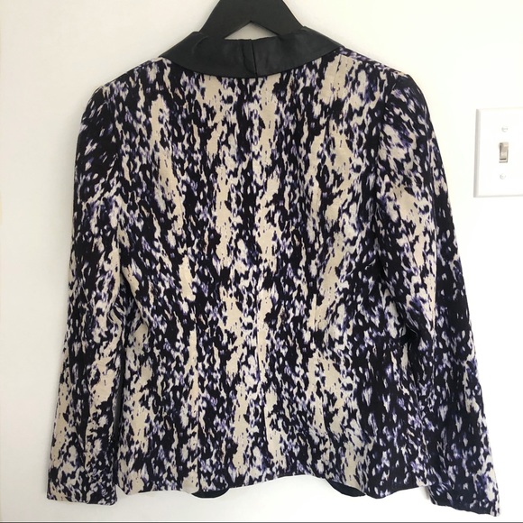 H&M Tuxedo Jacket With Faux Leather Lapel - Picture 2 of 6